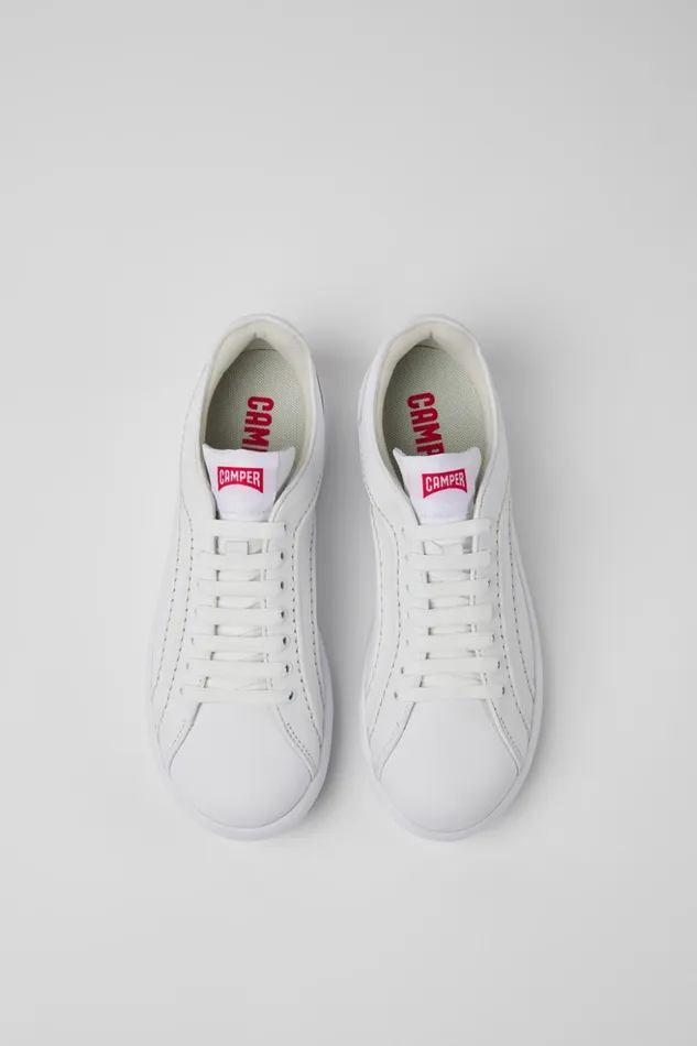 Women Pelotas XLite White Leather Sneakers Camper Sneakers Women Pelotas XLite White Leather Sneakers Camper Sneakers