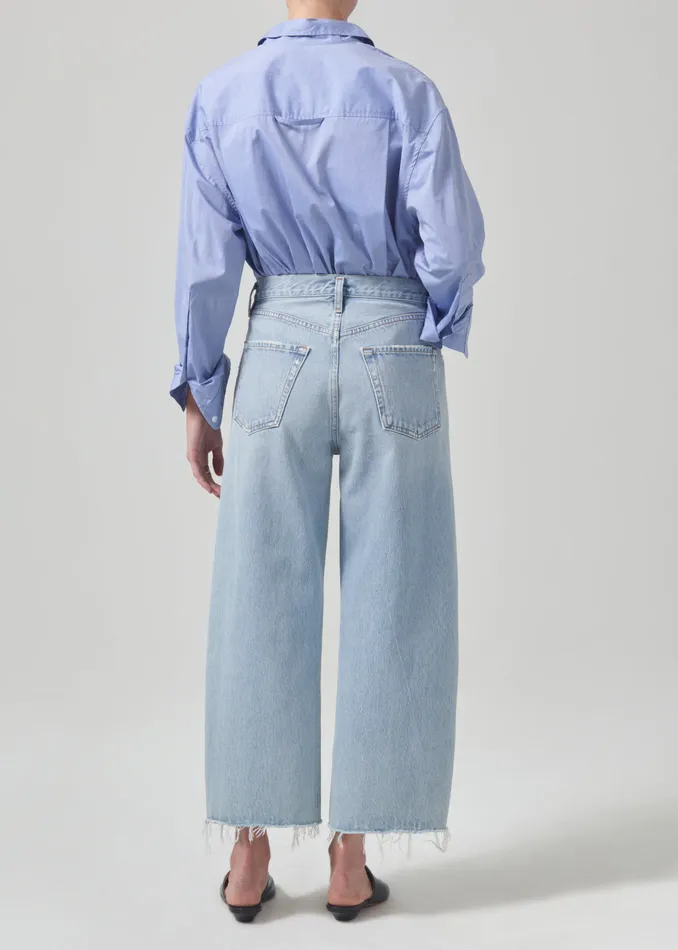 Women Petite Citizens Of Humanity Ayla Raw Hem Crop In Freshwater