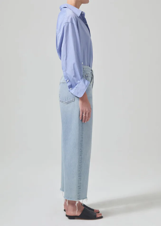 Women Petite Citizens Of Humanity Ayla Raw Hem Crop In Freshwater