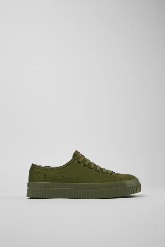 Women Peu Roda Green Textile Shoes Camper Sneakers Women Peu Roda Green Textile Shoes Camper Sneakers