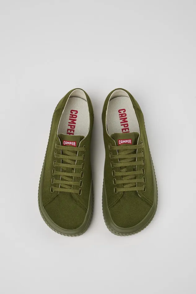 Women Peu Roda Green Textile Shoes Camper Sneakers Women Peu Roda Green Textile Shoes Camper Sneakers
