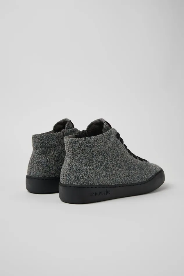 Women Peu Touring Gray Textile Ankle Boots Camper Ankle Boots
