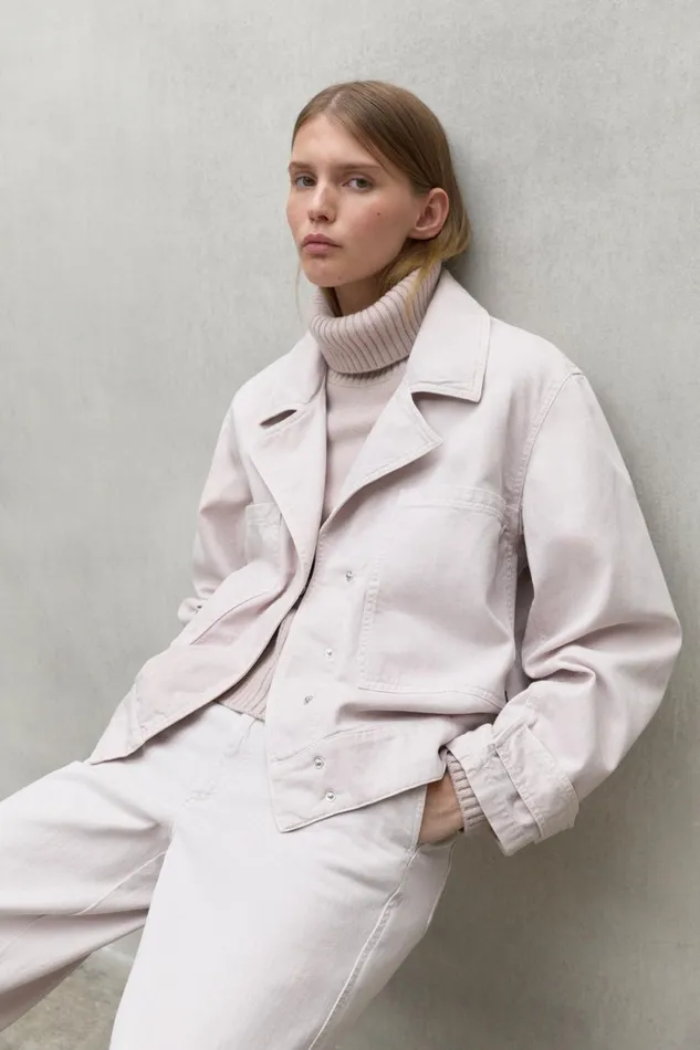 Women Pink Soira Jacket Ecoalf Coats And Jackets