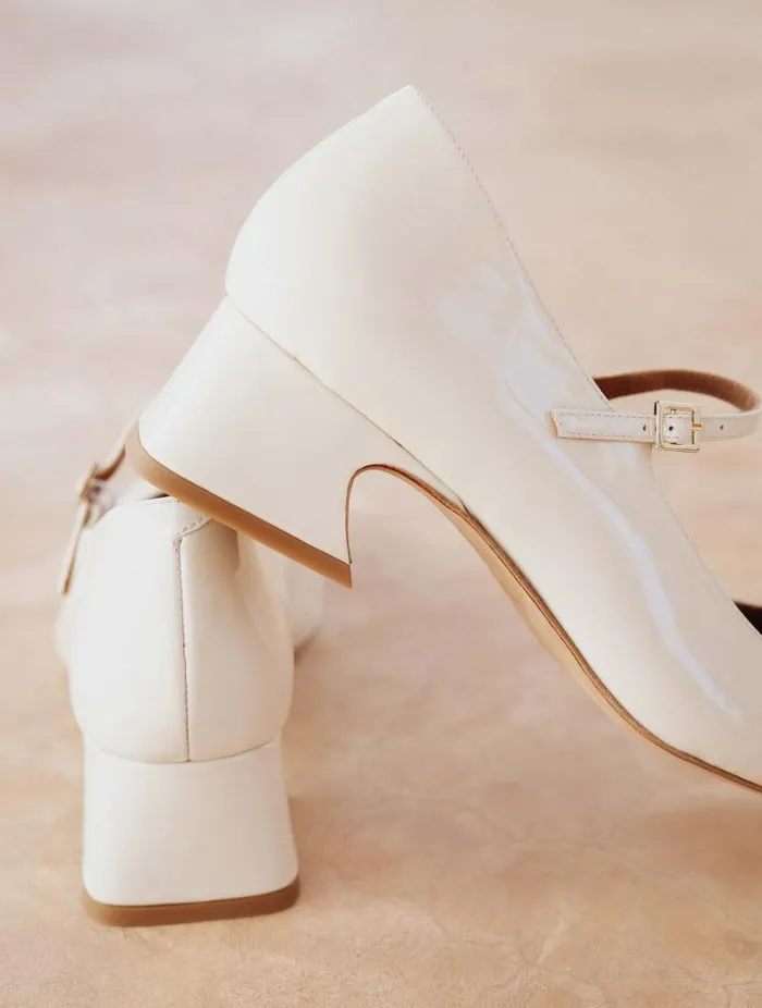Women Pumps and Mary Janes Bobbies Joanie Mascarpone Women Pumps and Mary Janes Bobbies Joanie Mascarpone