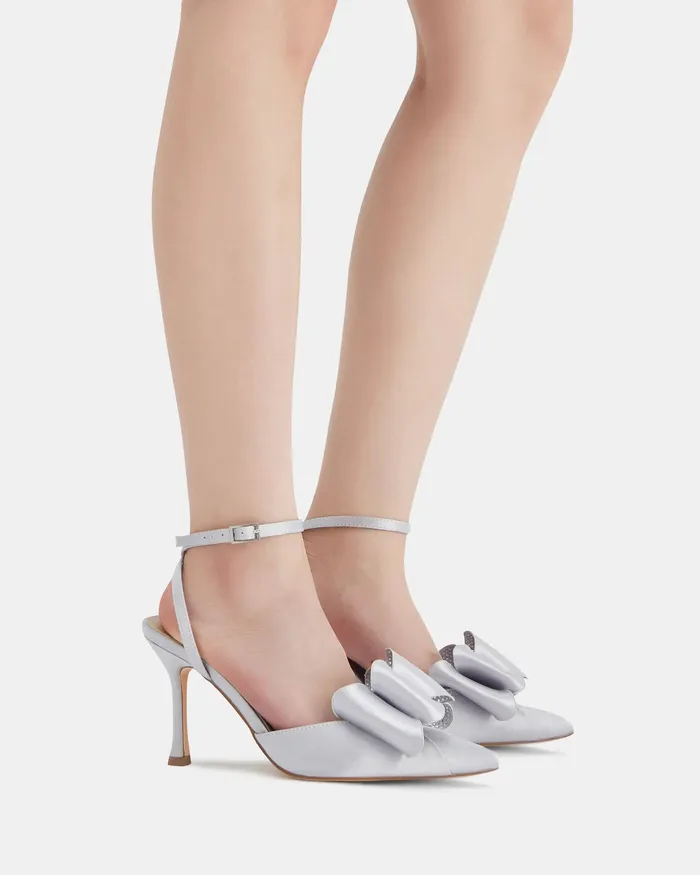 Women Pumps NOVO Shoes YAMILET SILVER