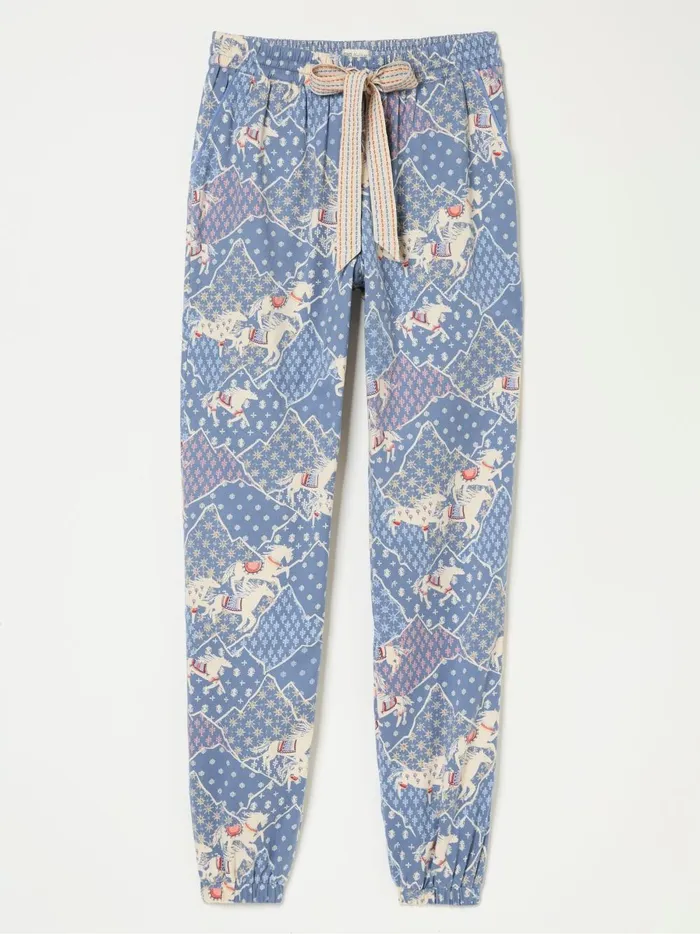 Women Pyjamas and Nightwear Fat Face Cora Blue Horse Pyjama Bottoms Women Pyjamas and Nightwear Fat Face Cora Blue Horse Pyjama Bottoms