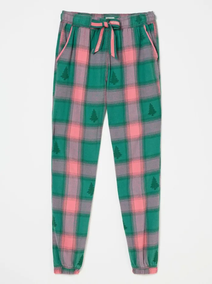 Women Pyjamas and Nightwear Fat Face Cora Green Christmas Tree Jacquard Pyjama Bottoms Women Pyjamas and Nightwear Fat Face Cora Green Christmas Tree Jacquard Pyjama Bottoms