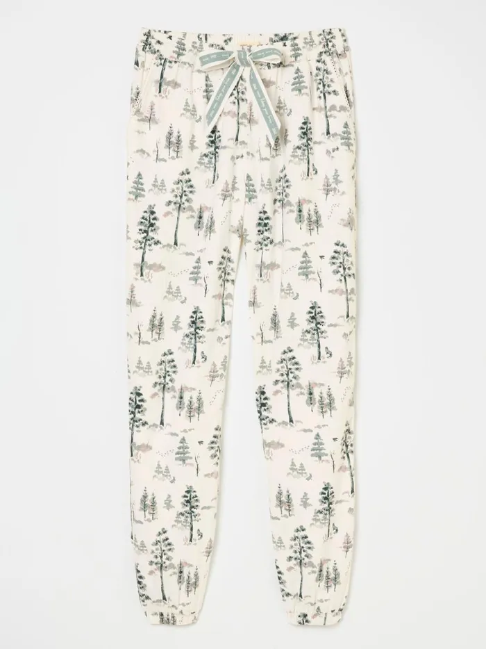 Women Pyjamas and Nightwear Fat Face Cora Ivory Christmas Tree Pyjama Bottoms Women Pyjamas and Nightwear Fat Face Cora Ivory Christmas Tree Pyjama Bottoms