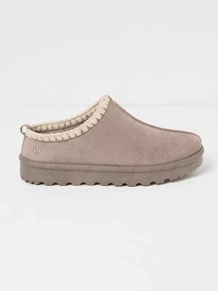 Women Pyjamas and Nightwear Fat Face Lyra Natural Snug Slippers