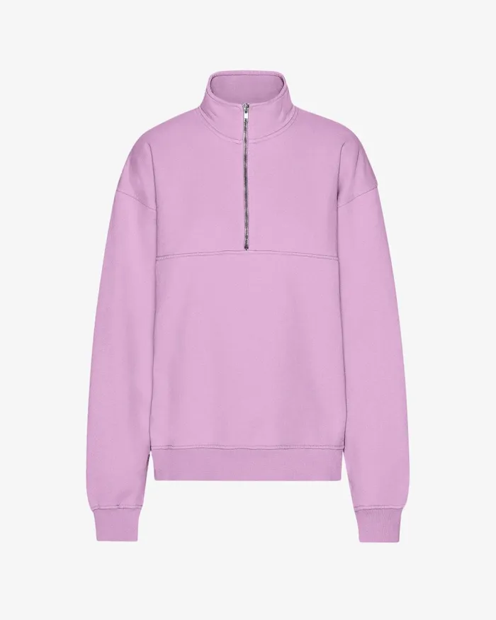 Women Quarter Zips Colorful Standard Organic Quarter Zip Cherry Blossom