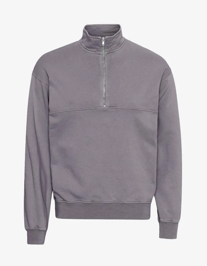 Women Quarter Zips Colorful Standard Organic Quarter Zip Purple Haze