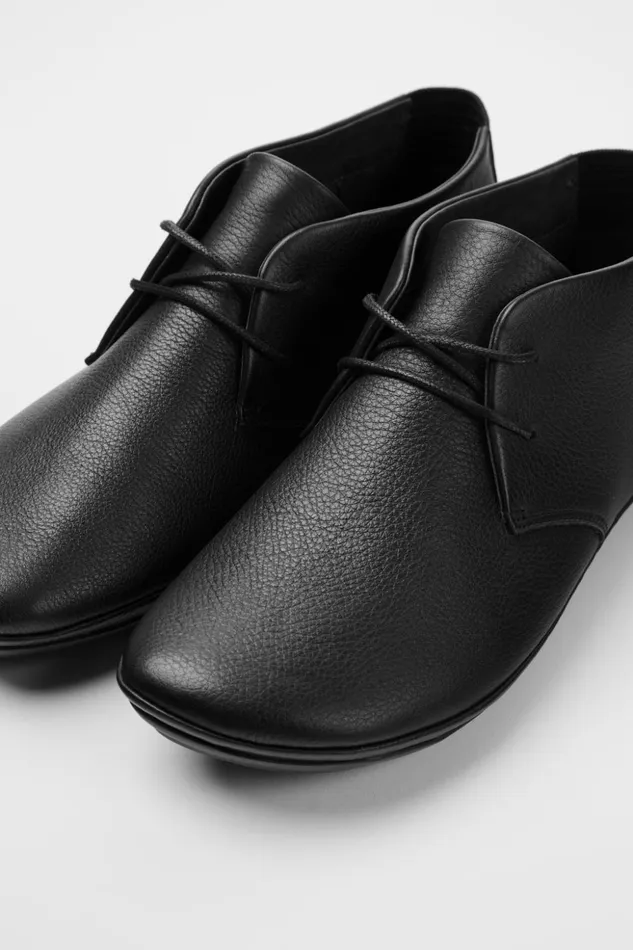 Women Right Black Ankle Boots Camper Ankle Boots