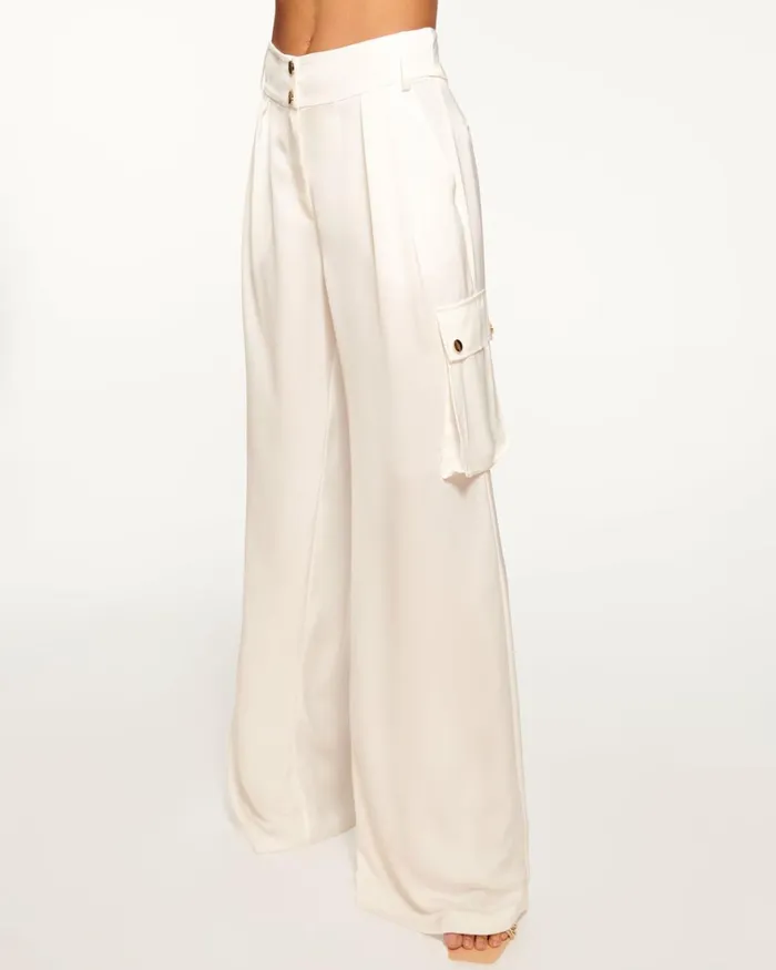 Women Rumer Wide Leg Cargo Pant Slate Grey Ramy Brook Pants Women Rumer Wide Leg Cargo Pant Slate Grey Ramy Brook Pants
