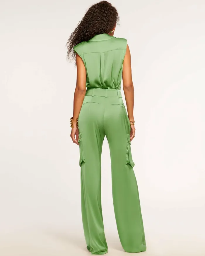 Women Rumer Wide Leg Cargo Pant Slate Grey Ramy Brook Pants Women Rumer Wide Leg Cargo Pant Slate Grey Ramy Brook Pants