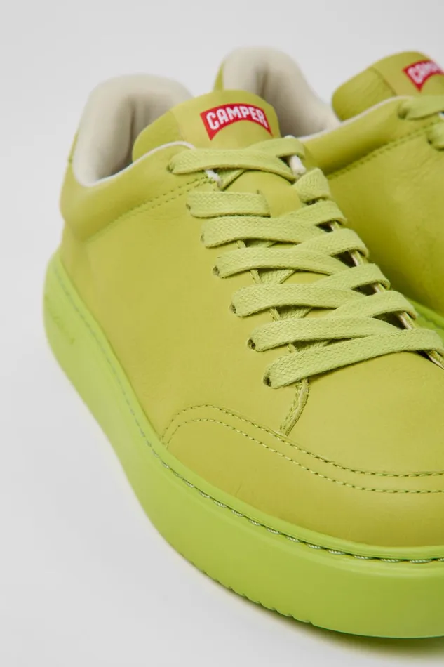 Women Runner K21 Green Leather Sneakers Camper Sneakers