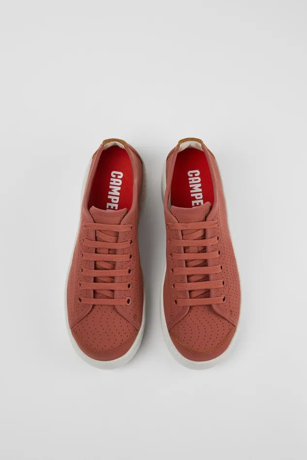 Women Runner Red Leather Sneaker Camper Sneakers Women Runner Red Leather Sneaker Camper Sneakers