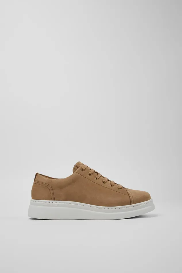 Women Runner Up Brown Nubuck Sneaker Camper Sneakers