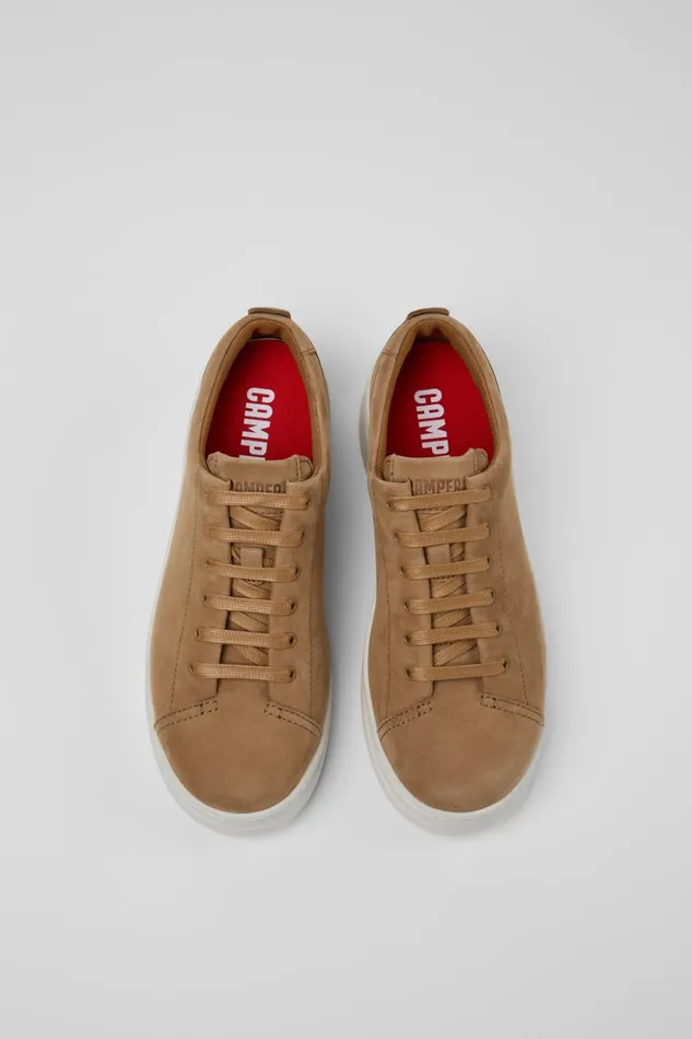Women Runner Up Brown Nubuck Sneaker Camper Sneakers