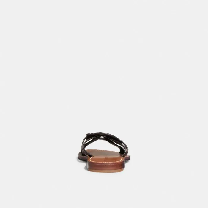 Women Sandals Coach Issa Sandal Walnut Brown