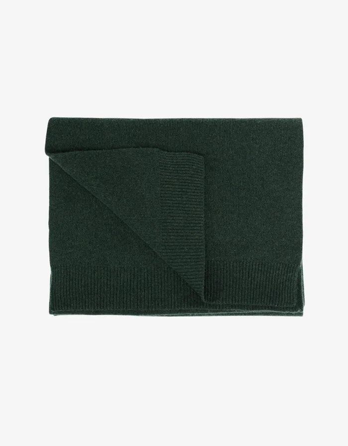 Women Scarves Colorful Standard Merino Wool Scarf Hunter Green
