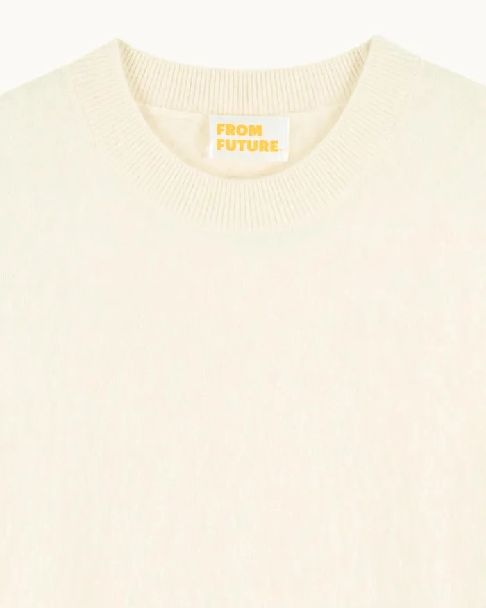 Women Shirts TShirts and Tops From Future Brushed Short Sleeve Top White