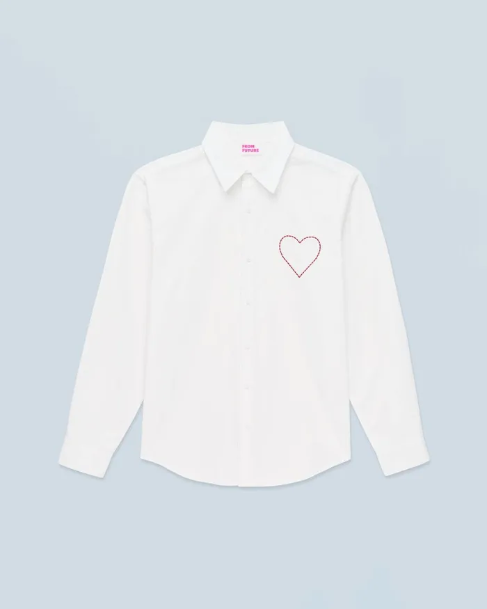 Women Shirts TShirts and Tops From Future Long Sleeve Shirt White