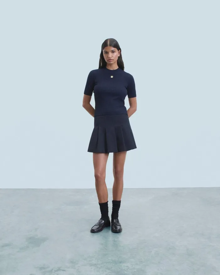 Women Shirts TShirts and Tops From Future Short Sleeve Top Navy