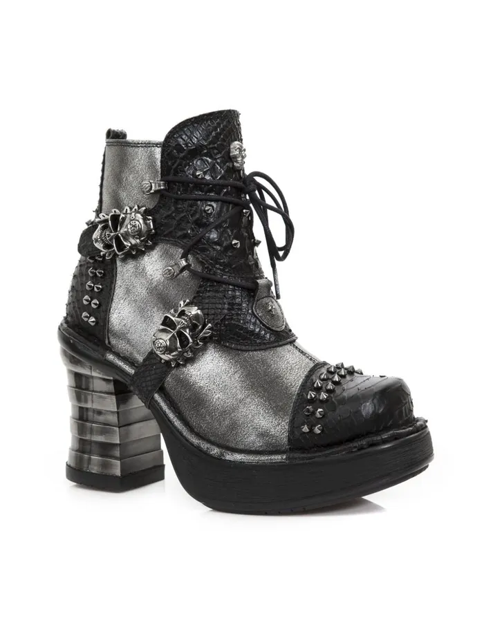 Women Shoe Metallic M8352C2 New Rock Heels