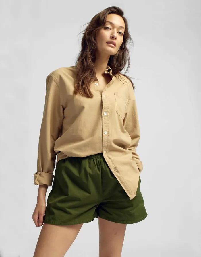 Women Shorts Colorful Standard Women Organic Twill Shorts Deep Black