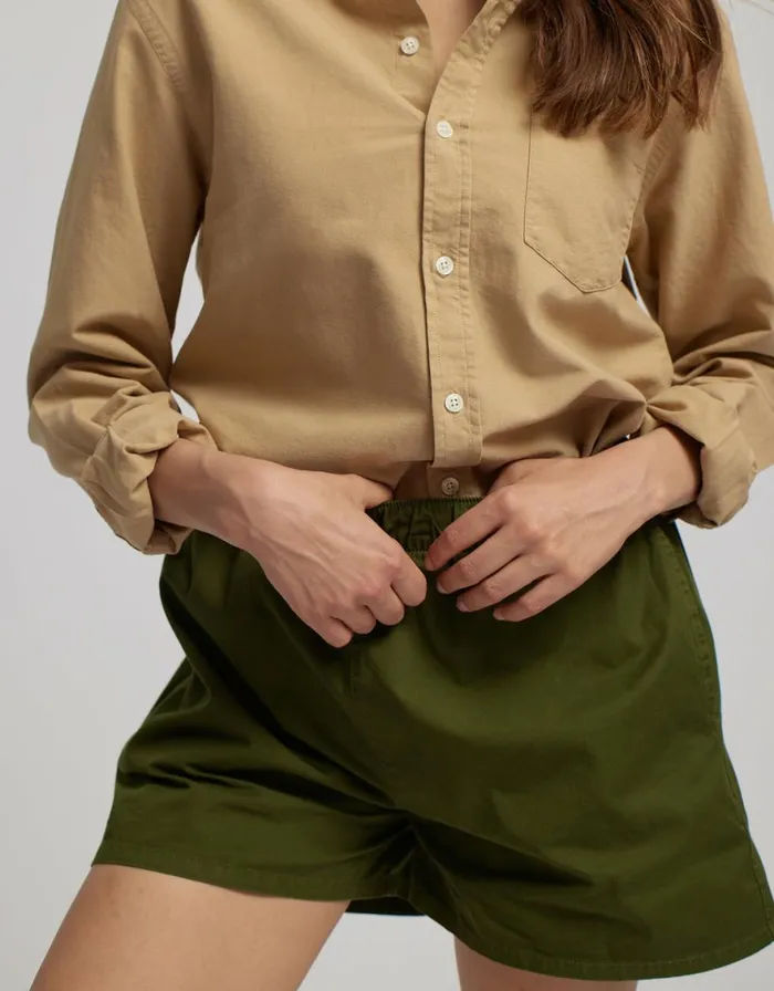 Women Shorts Colorful Standard Women Organic Twill Shorts Deep Black