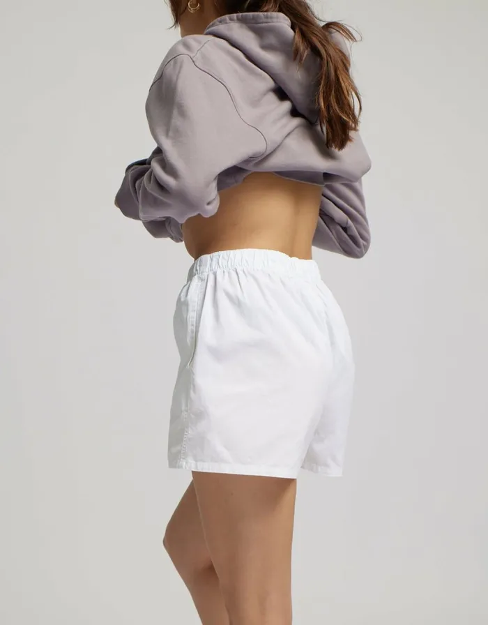 Women Shorts Colorful Standard Women Organic Twill Shorts Optical White