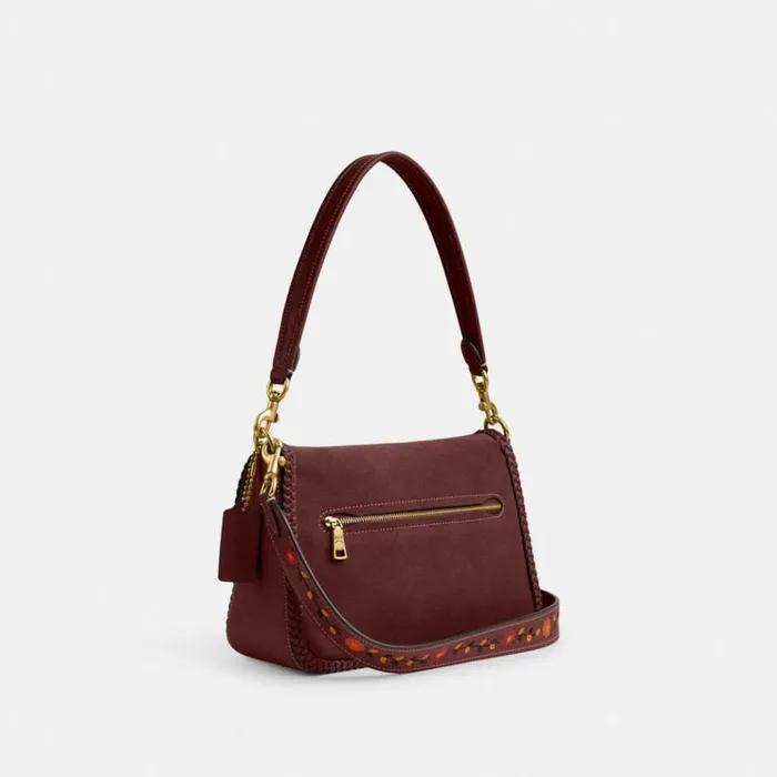 Women Shoulder Bags and Hobos Coach Soft Tabby Shoulder Bag With Braid Brasswine Women Shoulder Bags and Hobos Coach Soft Tabby Shoulder Bag With Braid Brasswine