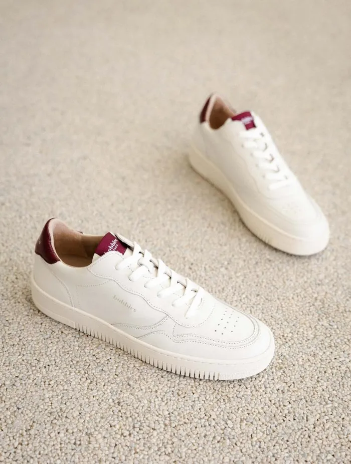 Women Sneakers Bobbies Scott Off White and Garnet