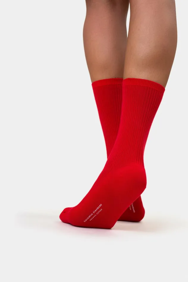 Women Socks Colorful Standard Women Classic Organic Sock Optical White