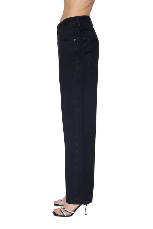 Women Straight Jeans 1999 DReggy Z09rl Blackdark Grey Diesel Straight