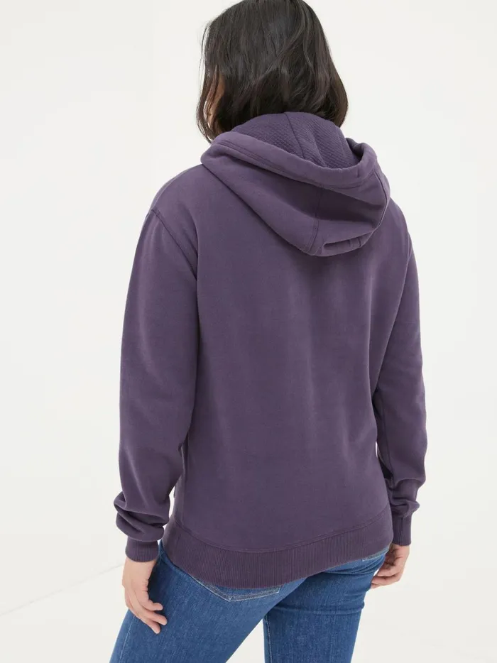 Women Sweatshirts and Hoodies Fat Face Izzy Purple Overhead Hoodie