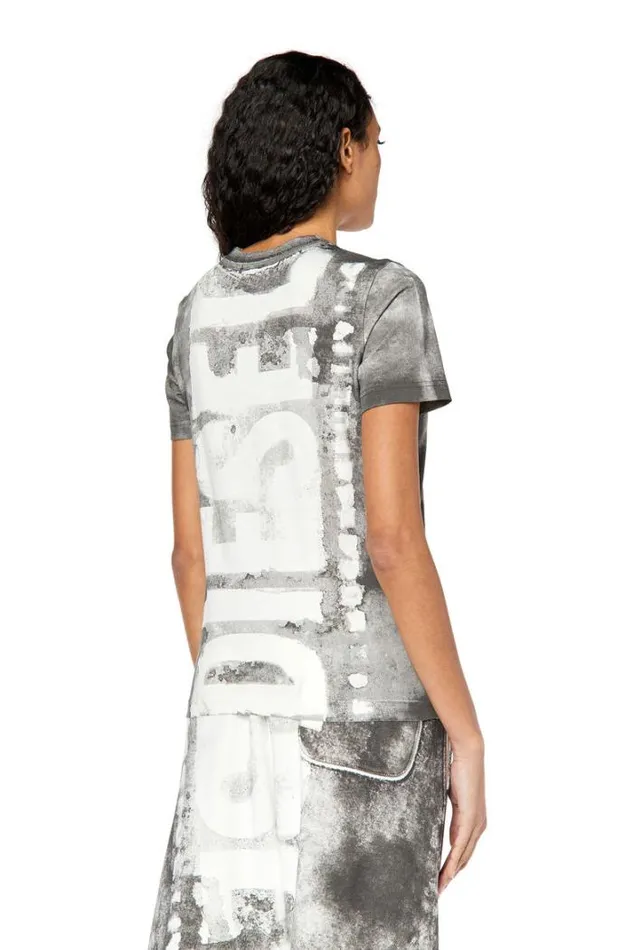 Women TRegG1 Grey Diesel Tshirts And Tops Women TRegG1 Grey Diesel Tshirts And Tops