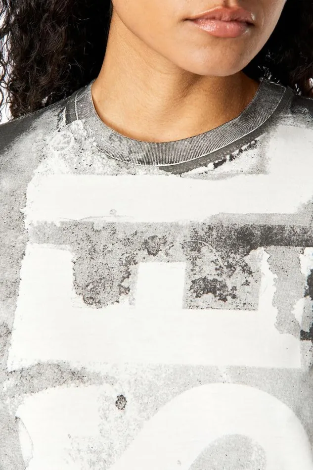 Women TRegG1 Grey Diesel Tshirts And Tops Women TRegG1 Grey Diesel Tshirts And Tops