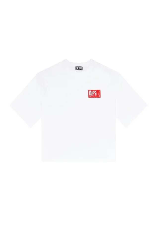 Women TRowylabel White Diesel Tshirts And Tops Women TRowylabel White Diesel Tshirts And Tops