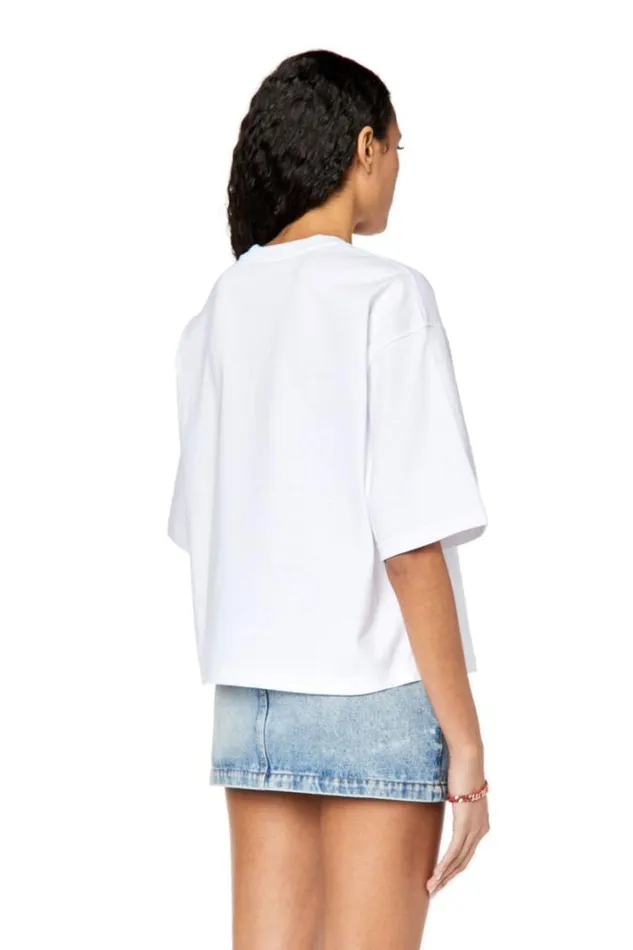 Women TRowylabel White Diesel Tshirts And Tops Women TRowylabel White Diesel Tshirts And Tops