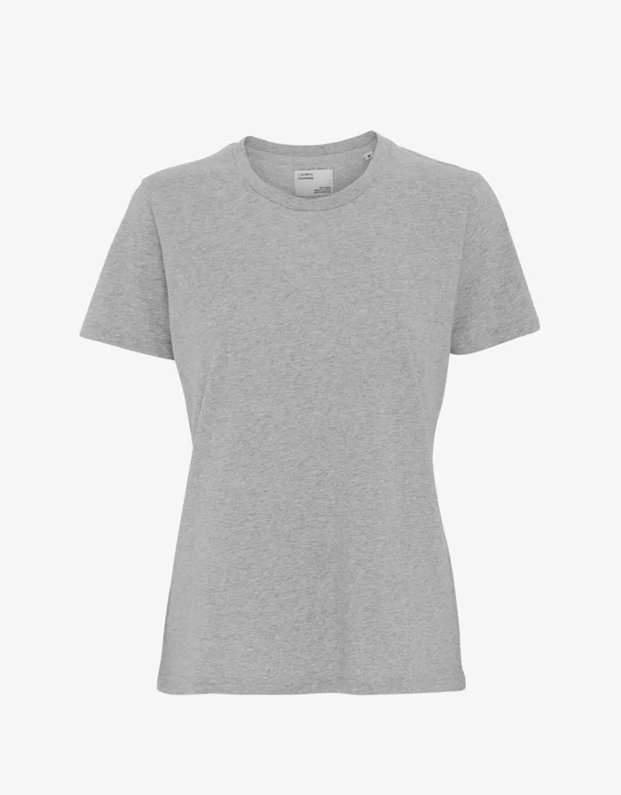 Women TShirts Colorful Standard Women Light Organic Tee Heather Grey