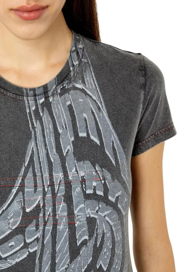 Women TSlidart Black Diesel Tshirts And Tops Women TSlidart Black Diesel Tshirts And Tops