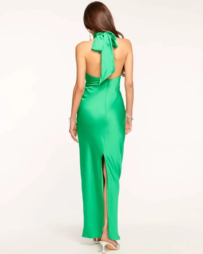 Women Tatiana High Neck Maxi Dress Black Ramy Brook Dresses