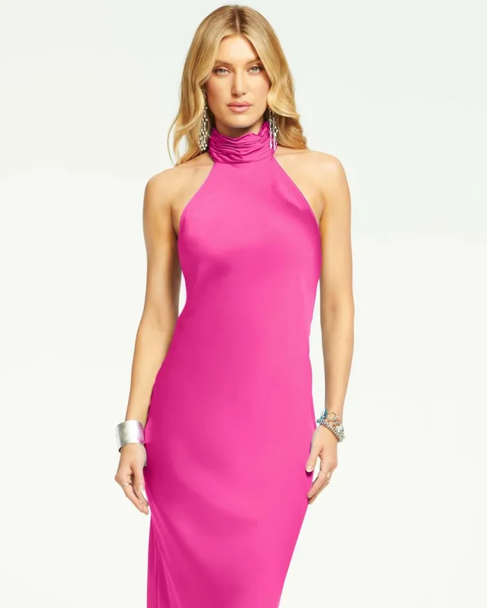 Women Tatiana High Neck Maxi Dress Black Ramy Brook Dresses
