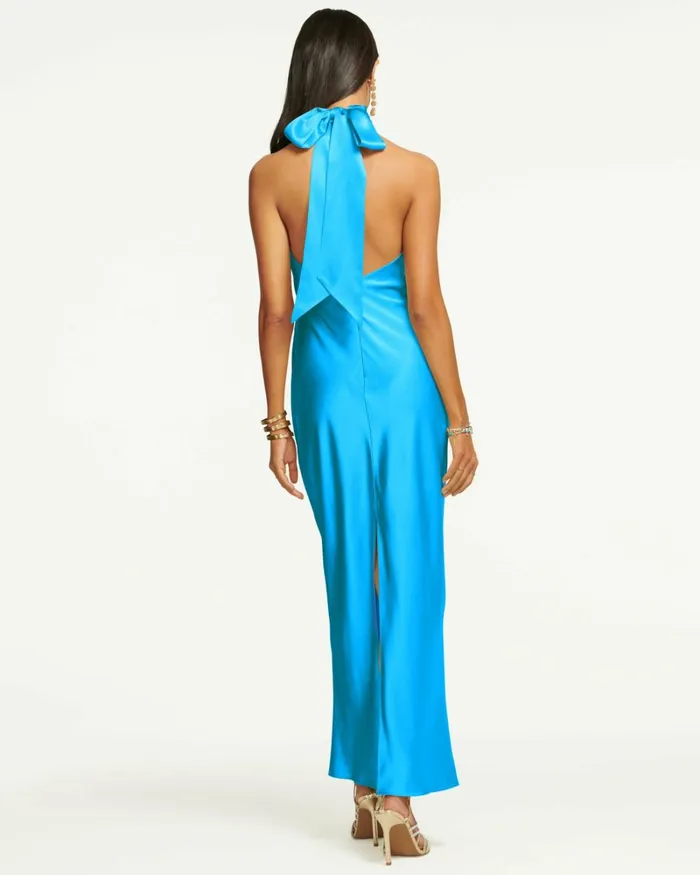 Women Tatiana High Neck Maxi Dress Black Ramy Brook Dresses