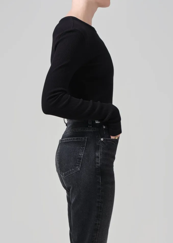 Women Tops Citizens Of Humanity Bina Crewneck In Black