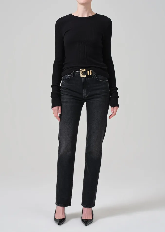 Women Tops Citizens Of Humanity Bina Crewneck In Black