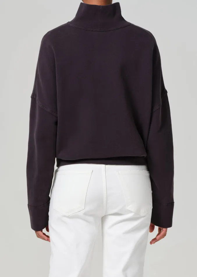 Women Tops Citizens Of Humanity Cara Turtleneck In Charcoal