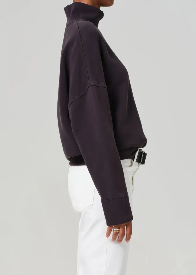 Women Tops Citizens Of Humanity Cara Turtleneck In Charcoal