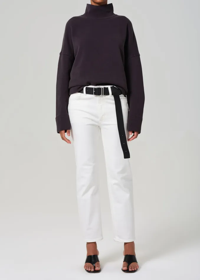 Women Tops Citizens Of Humanity Cara Turtleneck In Charcoal